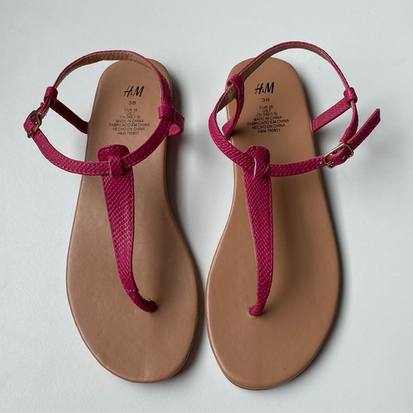 H&M Women's Pink Sandals - Picture 1 of 6
